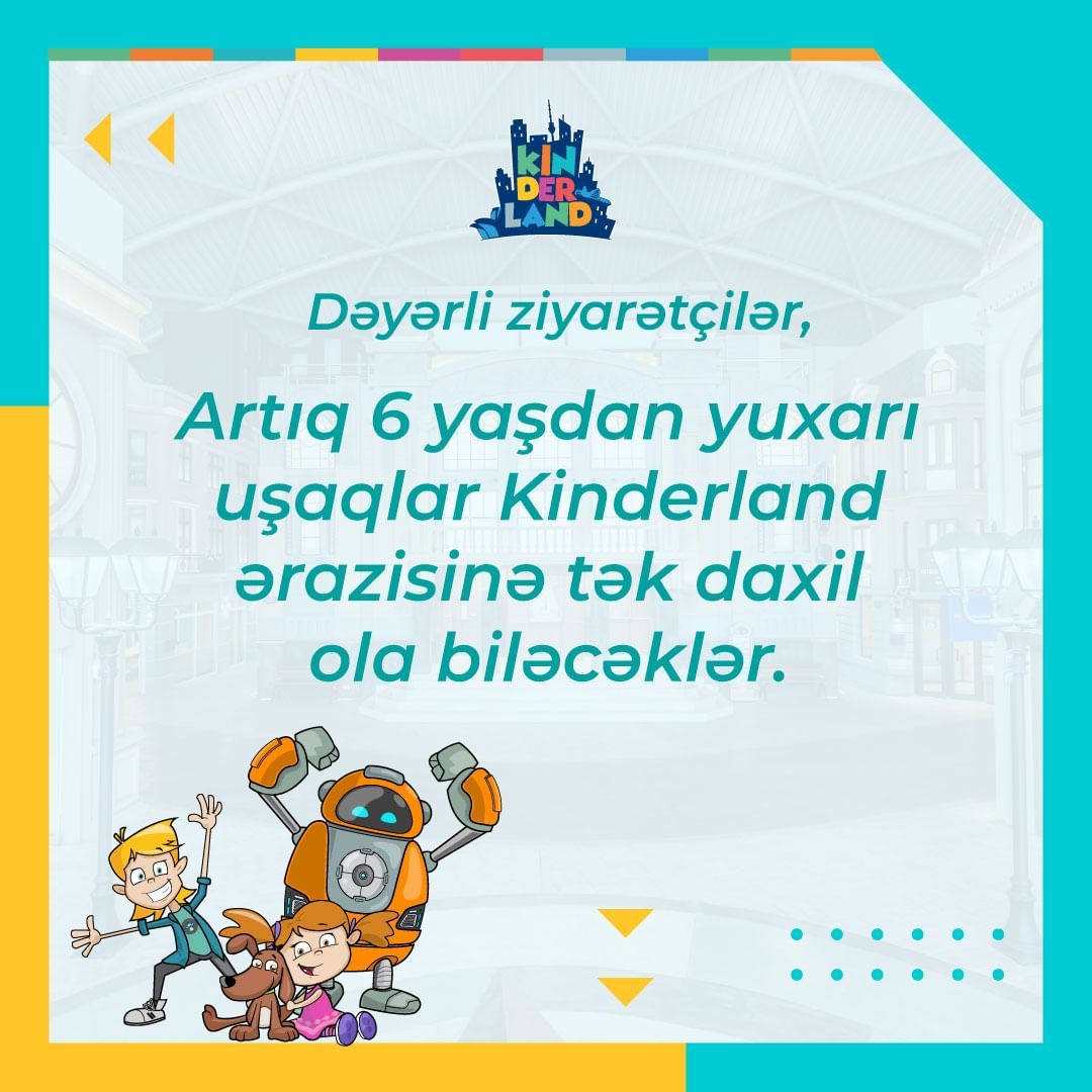 Kinderland-də Yeniliklər!